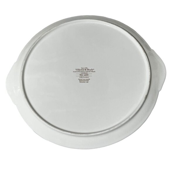 MON JARDIN Villeroy & Boch CAKE PLATE 13" Diameter NEW NEVER USED Luxembourg - Picture 5 of 5